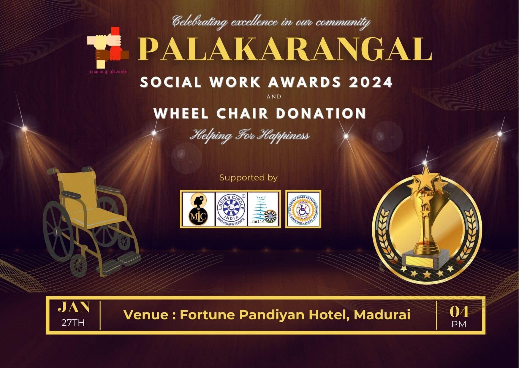 Palakarangal social work awards event