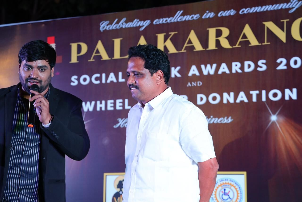 Palakarangal awards stage microphone